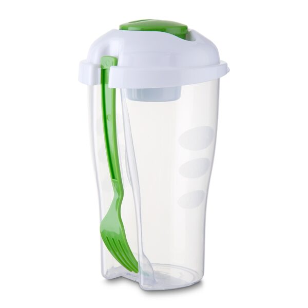 Copo Salada 850ml com Garfo e Suporte para Molho - Image 9