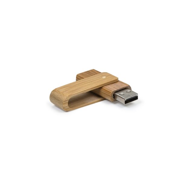 Pen Drive 4GB Giratório Bambu - Image 3