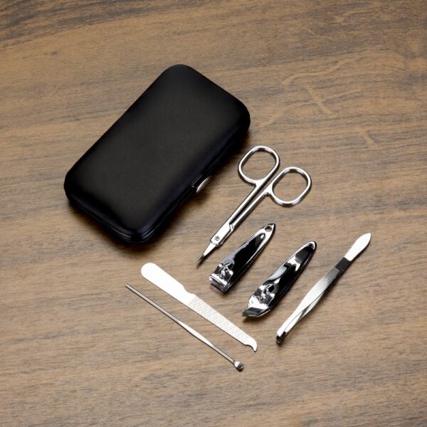 Kit Manicure 6 peças em estojo de couro sintético - Image 5