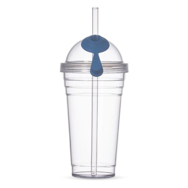 Copo Plástico 480ml com Canudo - Image 2