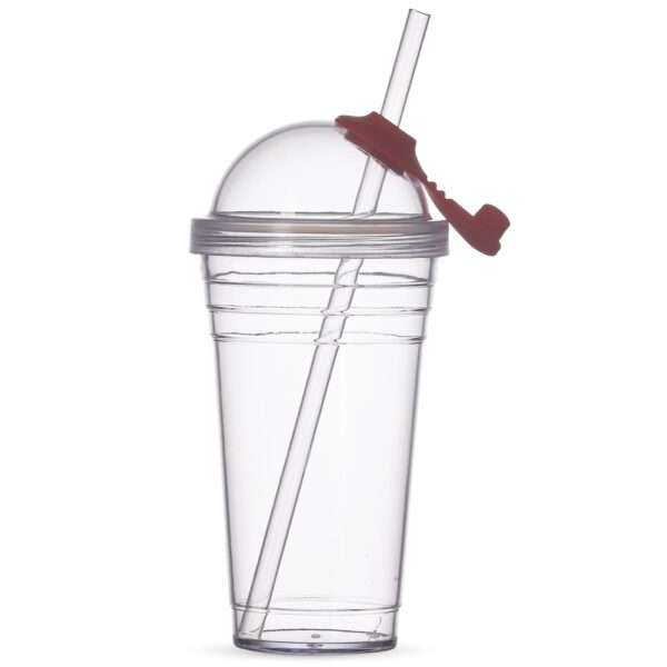 Copo Plástico 480ml com Canudo - Image 9