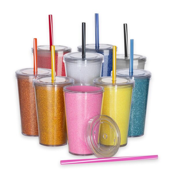 Copo de Acrílico 550ml com Canudo - Image 10